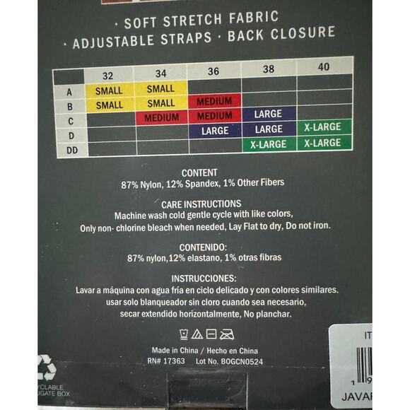 DKNY Women’s 2pk bra set. NWT Pink and Black. - Picture 6 of 8